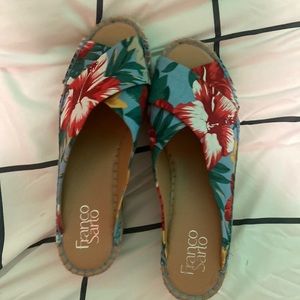 Franco Sarto Tropical platforms. Brand: Franco Sarto. Size: 7